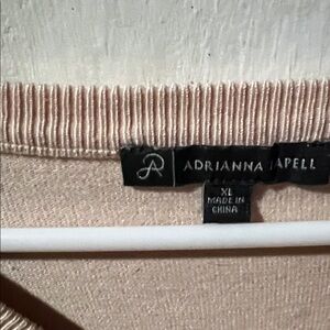 Adrianna Papell Soft Blush Knit Top